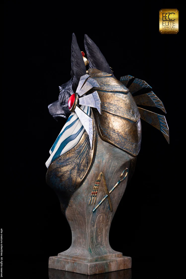 ELITE CREATURE - Anubis Life-Size Bust by Miyo Nakamura - Image 10