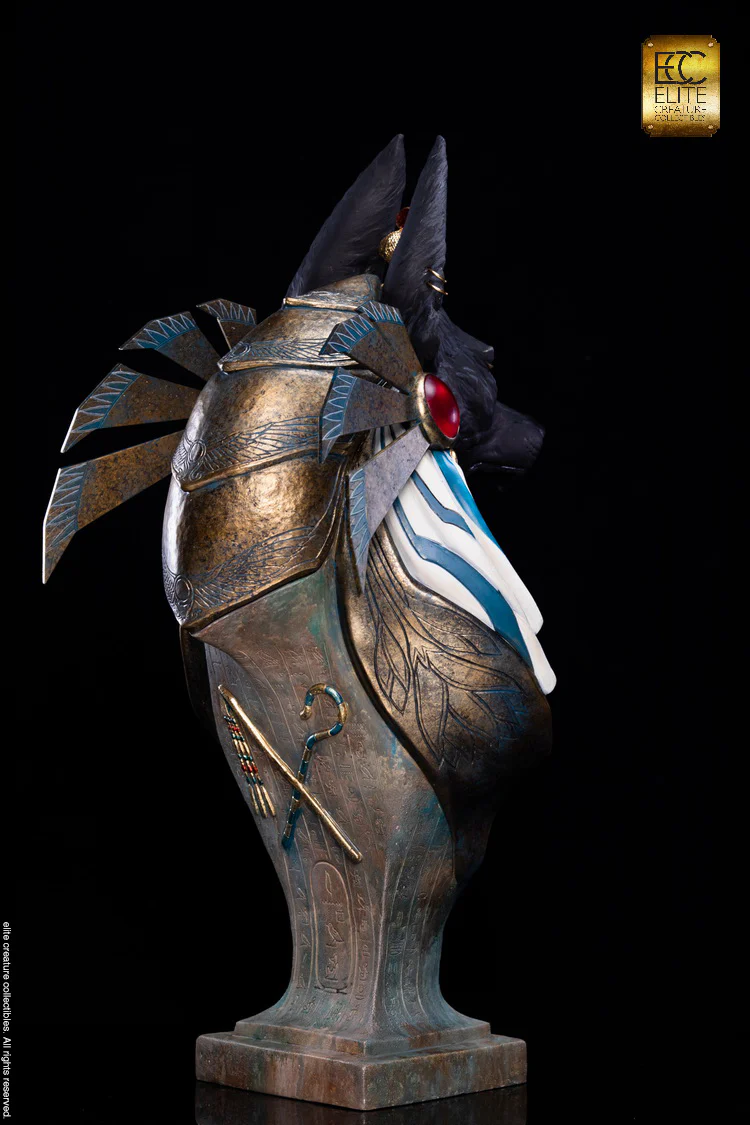 ELITE CREATURE - Anubis Life-Size Bust by Miyo Nakamura - Image 12