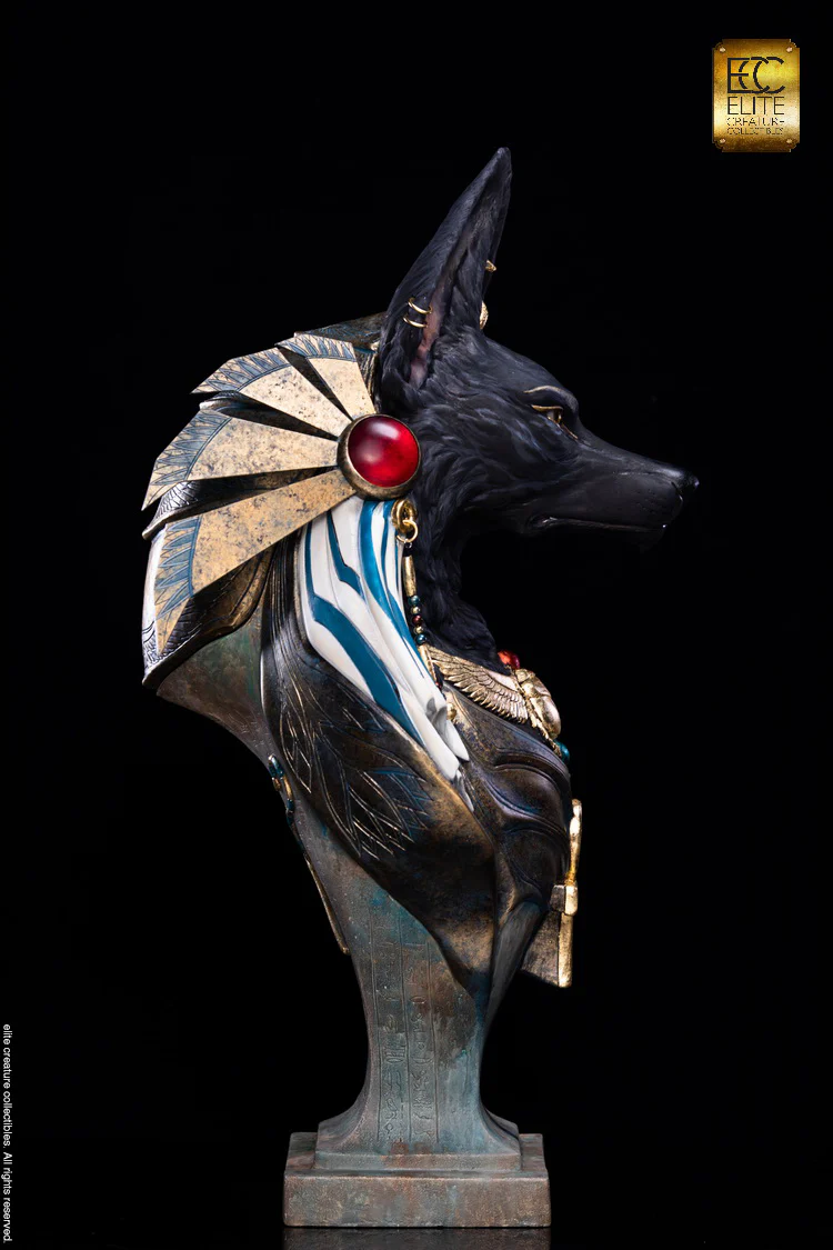 ELITE CREATURE - Anubis Life-Size Bust by Miyo Nakamura - Image 13