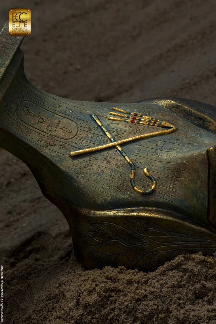 ELITE CREATURE - Anubis Life-Size Bust by Miyo Nakamura - Image 4