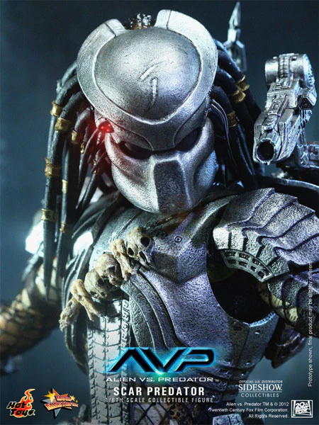 HOT TOYS - Aliens vs Predator - Scar Predator - Movie Masterpiece 1:6 Action Doll MMS190 - Image 10