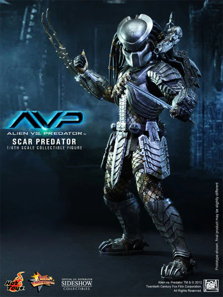 HOT TOYS - Aliens vs Predator - Scar Predator - Movie Masterpiece 1:6 Action Doll MMS190 - Image 11