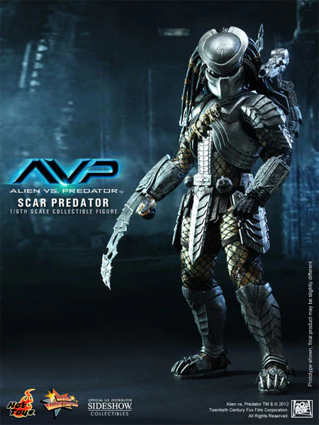 HOT TOYS - Aliens vs Predator - Scar Predator - Movie Masterpiece 1:6 Action Doll MMS190 - Image 12