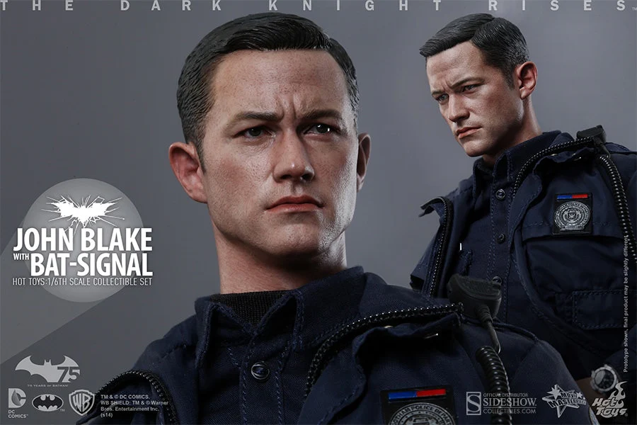 HOT TOYS - Dc Comics - Batman The Dark Knight Rises - Jhon Blake with Bat-signal 1:6 Action Doll - Image 3