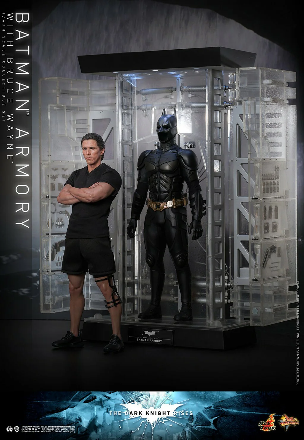 HOT TOYS - Dc Comics - Batman Armory with Bruce Wayne 1:6 Action Doll Set  MMS702 - Image 12