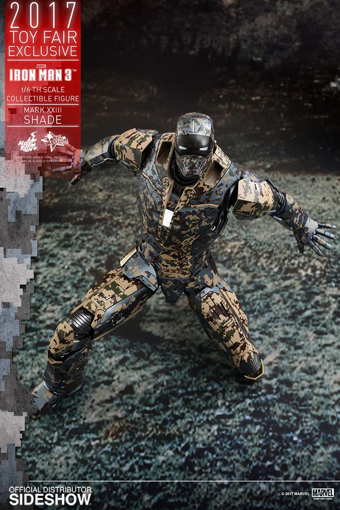 HOT TOYS - Marvel - Iron Man 3 - Iron Man Mark XXIII - Shades - Toy Fair EXCLUSIVE 2017 - Movie Masterpiece 1:6 Action Doll MMS415 - Image 5