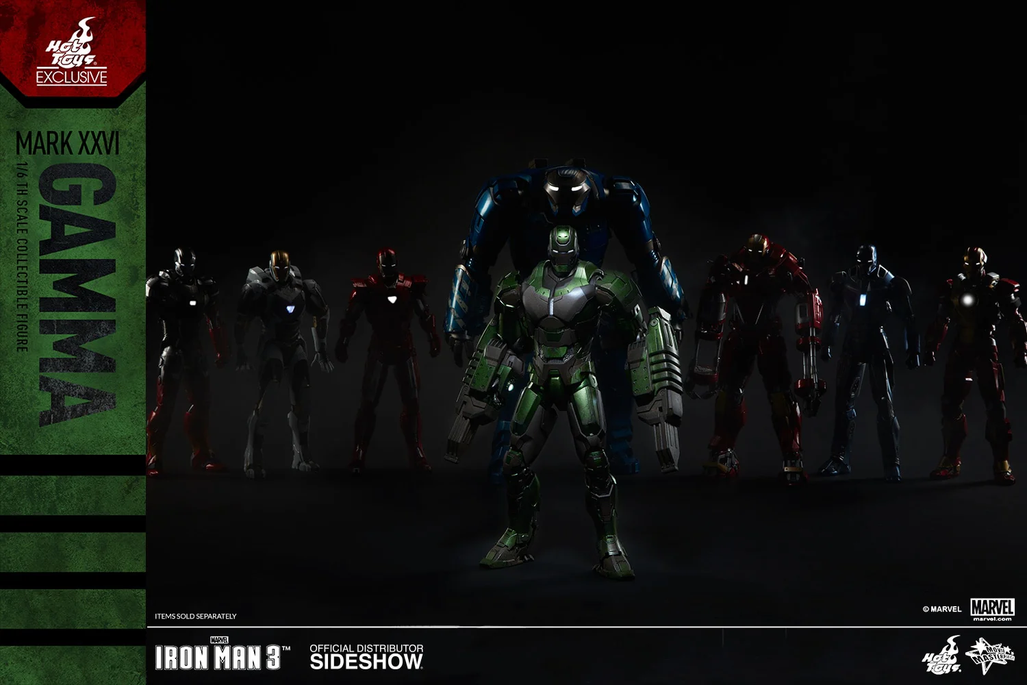 HOT TOYS - Marvel - Iron Man 3 - Iron Man Mark XXVI - Gamma - Movie Masterpiece 1:6 Action Doll EXCLUSIVE - Image 3