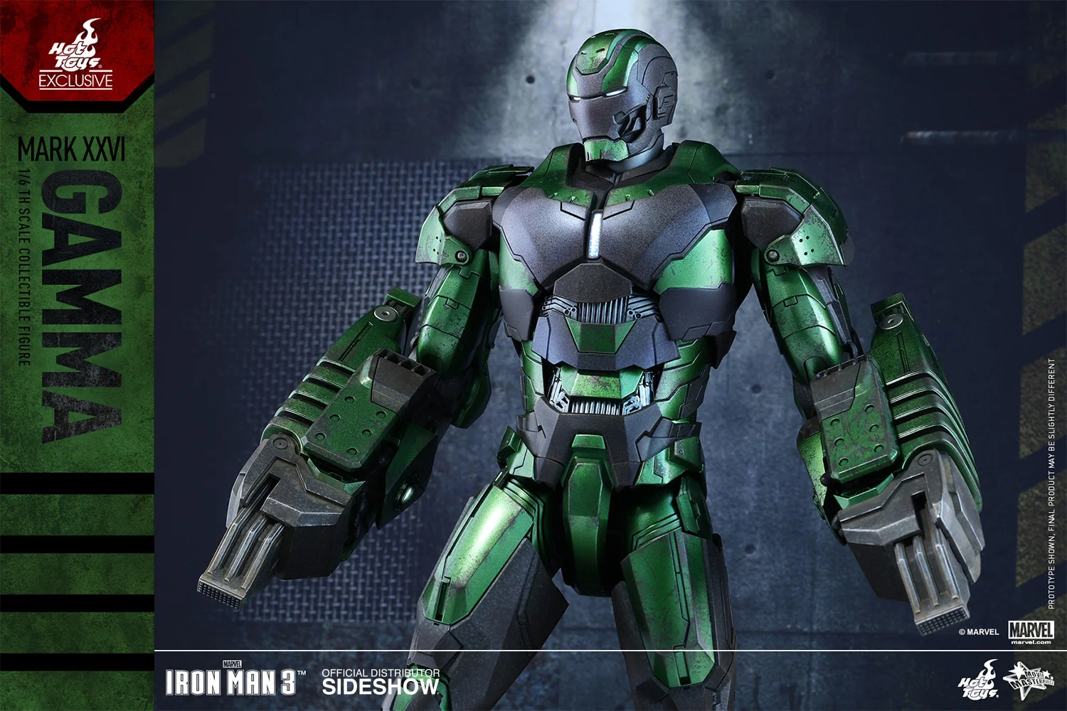 HOT TOYS - Marvel - Iron Man 3 - Iron Man Mark XXVI - Gamma - Movie Masterpiece 1:6 Action Doll EXCLUSIVE - Image 5