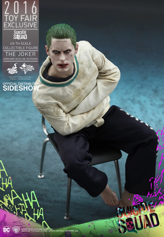 HOT TOYS - Dc Comics - Suicide Squad - The Joker (Arkham Asylum Ver) 2016 Toy Fair EXCLUSIVE - Movie Masterpiece 1:6 Action Doll - Image 7