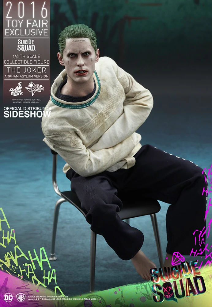 HOT TOYS - Dc Comics - Suicide Squad - The Joker (Arkham Asylum Ver) 2016 Toy Fair EXCLUSIVE - Movie Masterpiece 1:6 Action Doll - Image 8