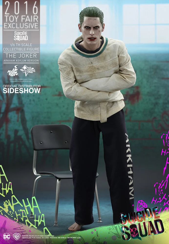 HOT TOYS - Dc Comics - Suicide Squad - The Joker (Arkham Asylum Ver) 2016 Toy Fair EXCLUSIVE - Movie Masterpiece 1:6 Action Doll - Image 9