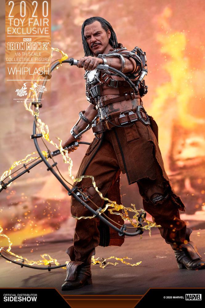 HOT TOYS - Marvel - Iron Man 2 Movie Masterpiece 1:6 Action Doll Whiplash 2020 Toy Fair EXCLUSIVE MMS569 - Image 10