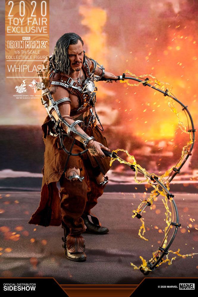 HOT TOYS - Marvel - Iron Man 2 Movie Masterpiece 1:6 Action Doll Whiplash 2020 Toy Fair EXCLUSIVE MMS569 - Image 12