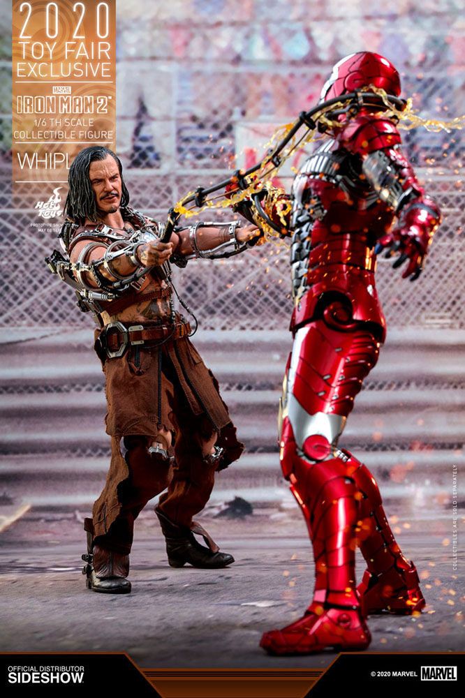 HOT TOYS - Marvel - Iron Man 2 Movie Masterpiece 1:6 Action Doll Whiplash 2020 Toy Fair EXCLUSIVE MMS569 - Image 13