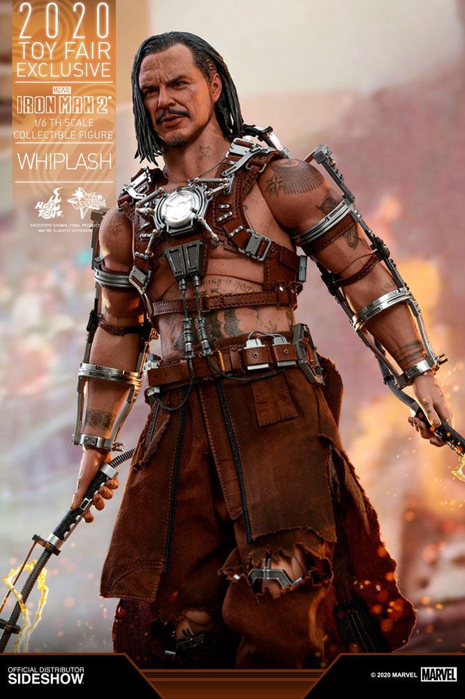 HOT TOYS - Marvel - Iron Man 2 Movie Masterpiece 1:6 Action Doll Whiplash 2020 Toy Fair EXCLUSIVE MMS569 - Image 16