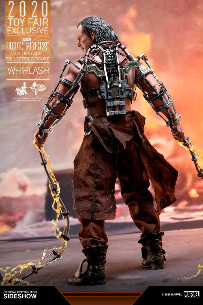HOT TOYS - Marvel - Iron Man 2 Movie Masterpiece 1:6 Action Doll Whiplash 2020 Toy Fair EXCLUSIVE MMS569 - Image 17