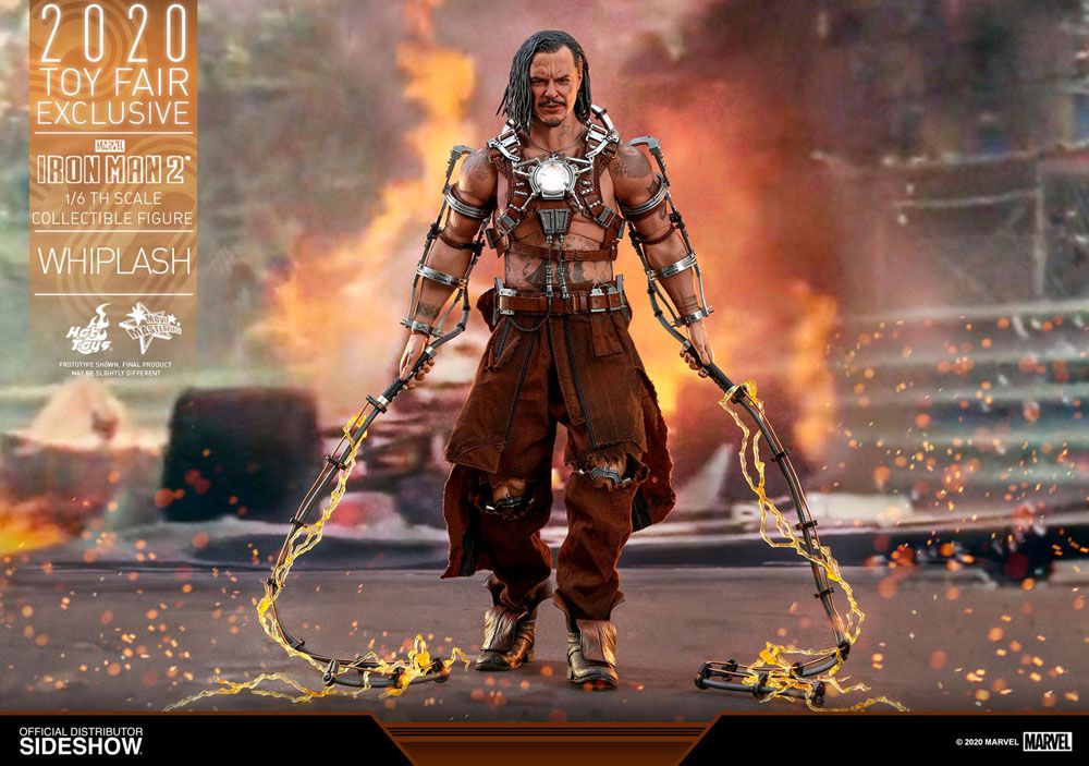 HOT TOYS - Marvel - Iron Man 2 Movie Masterpiece 1:6 Action Doll Whiplash 2020 Toy Fair EXCLUSIVE MMS569 - Image 19