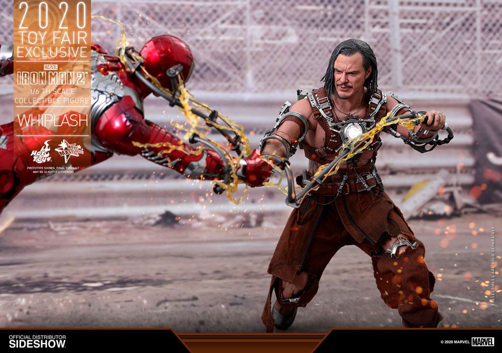 HOT TOYS - Marvel - Iron Man 2 Movie Masterpiece 1:6 Action Doll Whiplash 2020 Toy Fair EXCLUSIVE MMS569 - Image 3