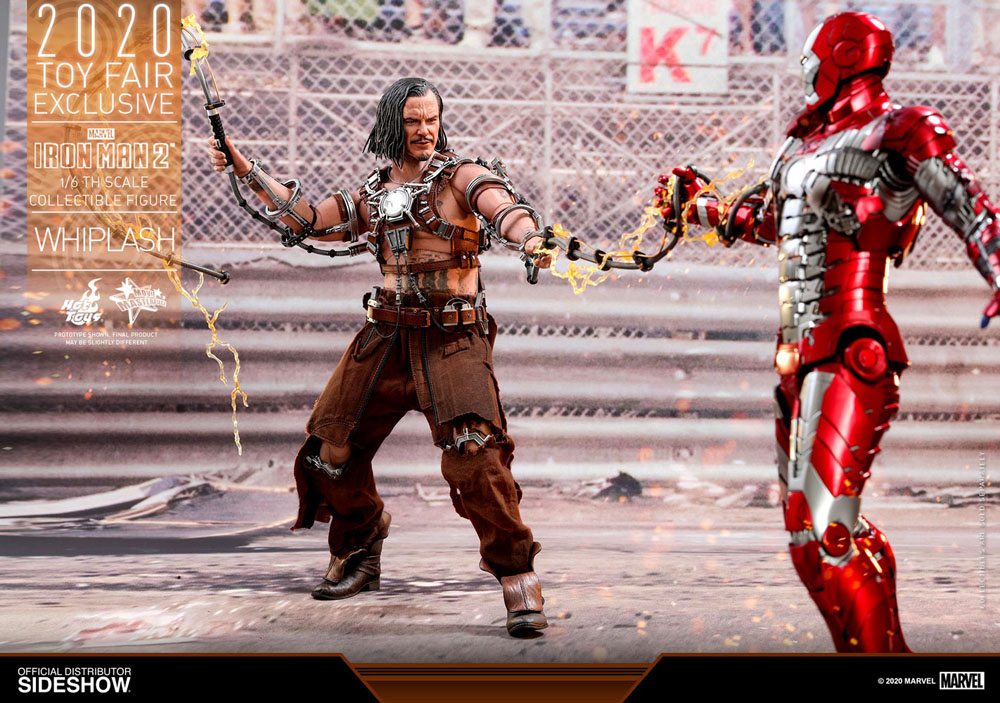 HOT TOYS - Marvel - Iron Man 2 Movie Masterpiece 1:6 Action Doll Whiplash 2020 Toy Fair EXCLUSIVE MMS569 - Image 7