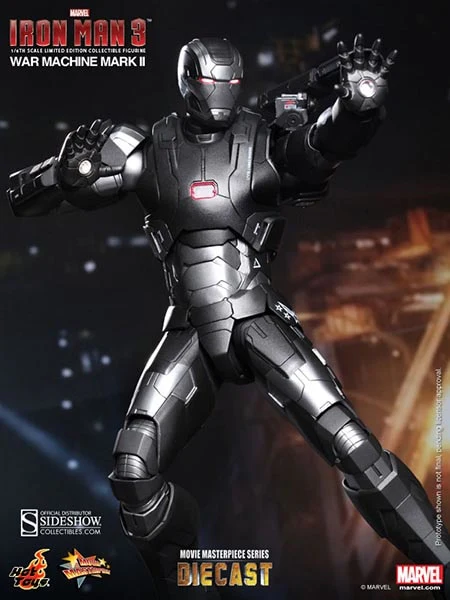 HOT TOYS - Marvel - Iron Man 3 - War Machine Mark II - Die Cast  MMS198D03 - Image 5
