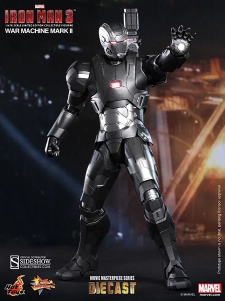 HOT TOYS - Marvel - Iron Man 3 - War Machine Mark II - Die Cast  MMS198D03 - Image 6