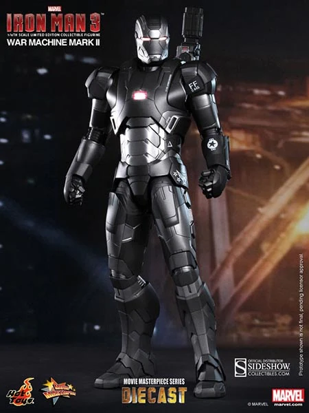 HOT TOYS - Marvel - Iron Man 3 - War Machine Mark II - Die Cast  MMS198D03 - Image 7