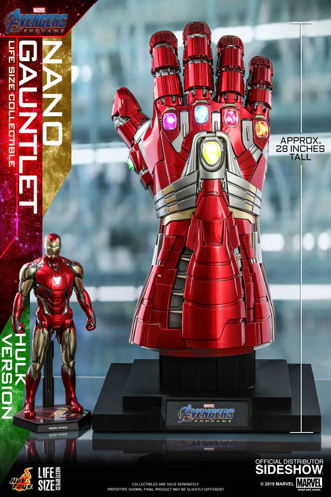 HOT TOYS - Marvel - Avengers Endgame - Hulk Ver Nano Gauntlet - Life-Size Replica LMS008 - Image 10