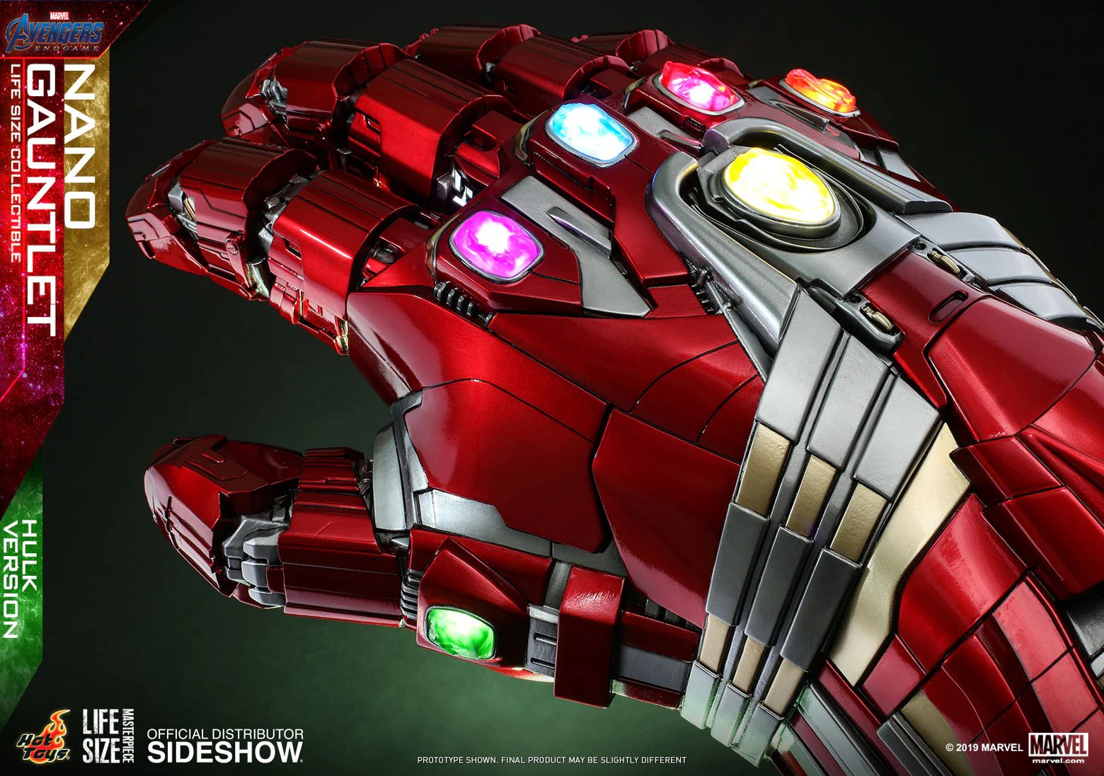 HOT TOYS - Marvel - Avengers Endgame - Hulk Ver Nano Gauntlet - Life-Size Replica LMS008 - Image 3