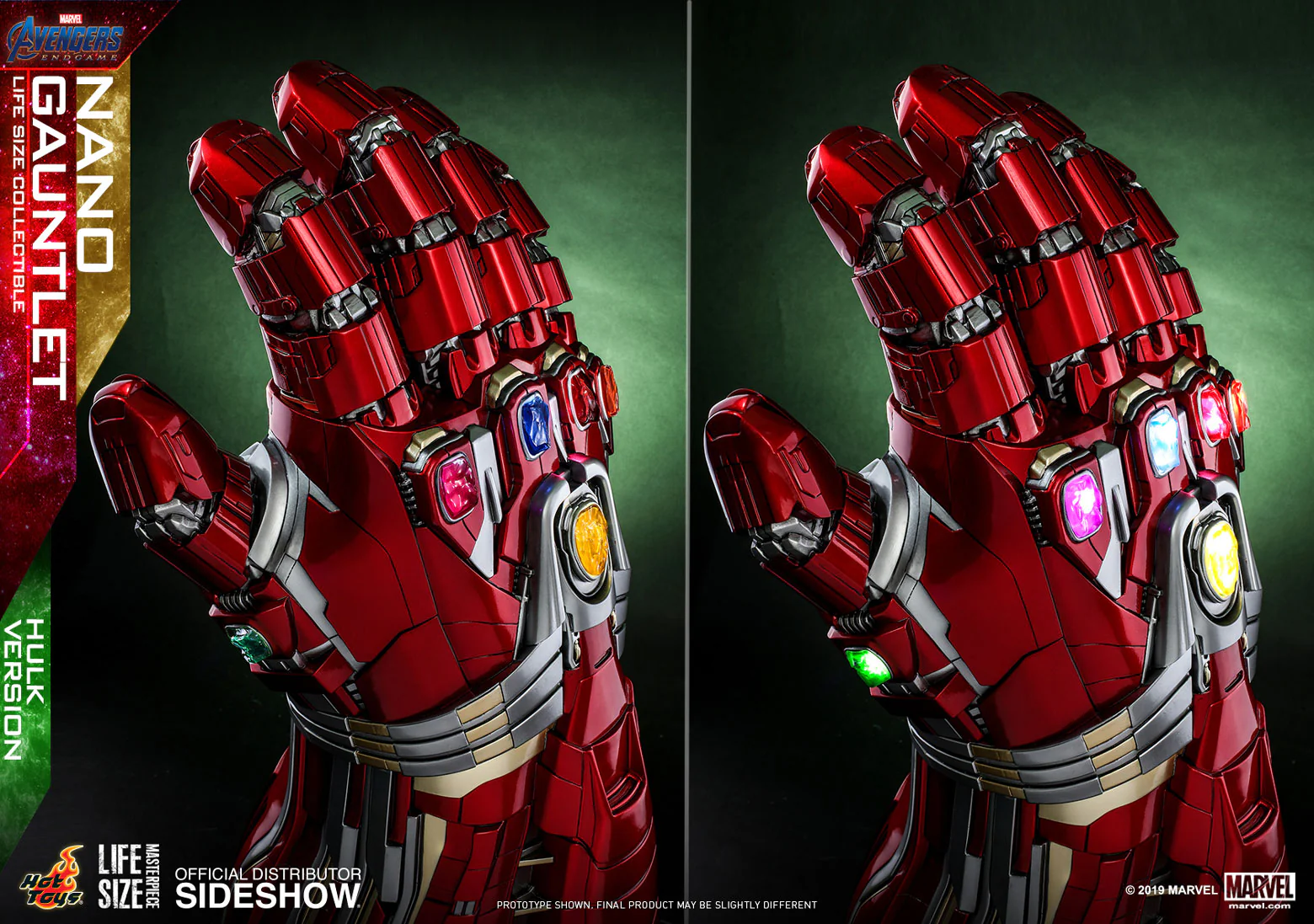 HOT TOYS - Marvel - Avengers Endgame - Hulk Ver Nano Gauntlet - Life-Size Replica LMS008 - Image 4