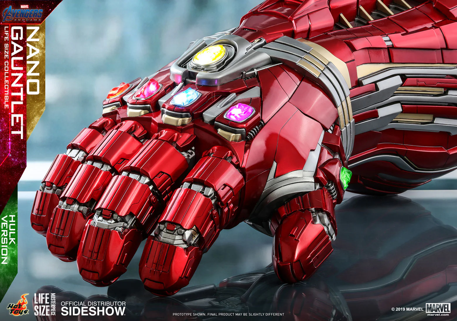 HOT TOYS - Marvel - Avengers Endgame - Hulk Ver Nano Gauntlet - Life-Size Replica LMS008 - Image 5