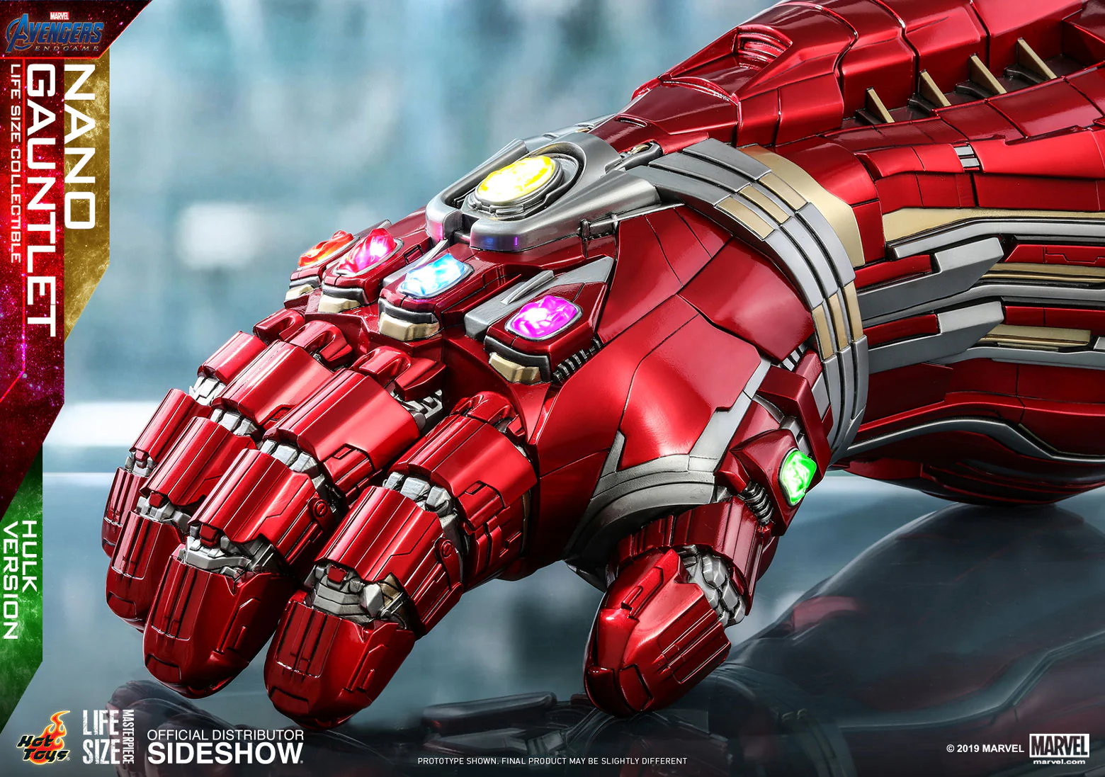 HOT TOYS - Marvel - Avengers Endgame - Hulk Ver Nano Gauntlet - Life-Size Replica LMS008 - Image 7
