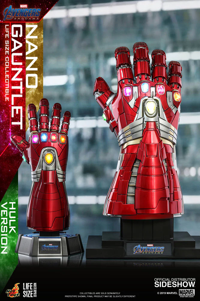 HOT TOYS - Marvel - Avengers Endgame - Hulk Ver Nano Gauntlet - Life-Size Replica LMS008 - Image 8