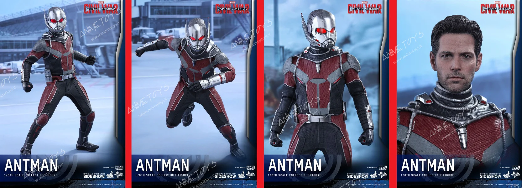 HOT TOYS - Marvel - Captain America - Civil War - Ant-Man - Movie Masterpiece 1:6 Action Doll MMS362 - Image 4