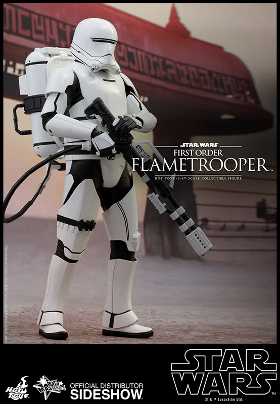 OFFERTA HOT TOYS - Star Wars - Episode VII The Force Awakens - First Order Flametrooper  MMS326- Movie Masterpiece 1:6 Action Doll MMS326 - Image 9