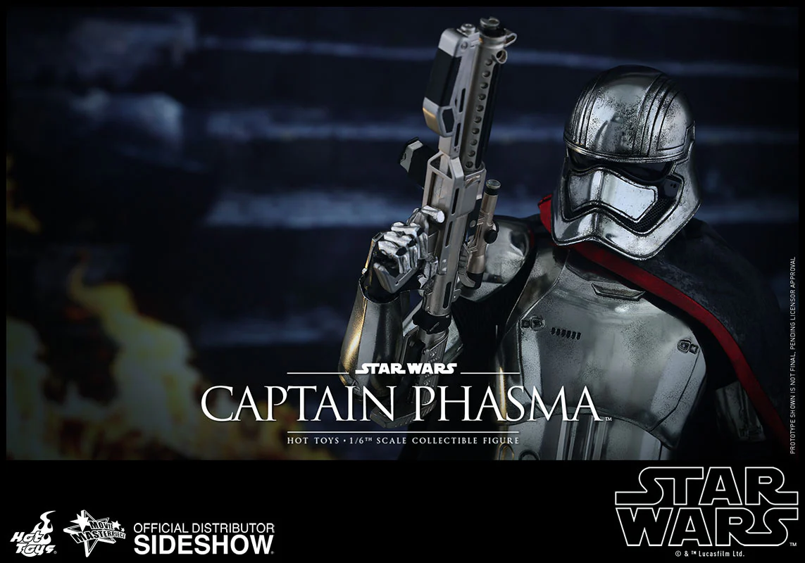 HOT TOYS - Star Wars - Episode VII The Force Awakens - Captain Phasma - Movie Masterpiece 1:6 Action Doll MMS328 - Image 3