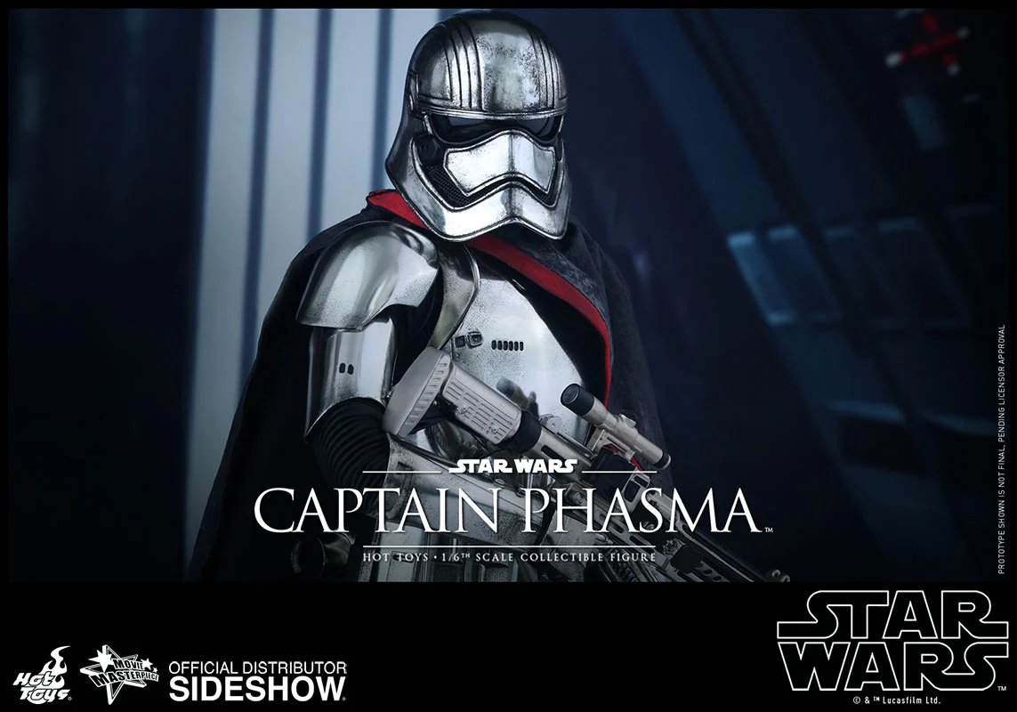 HOT TOYS - Star Wars - Episode VII The Force Awakens - Captain Phasma - Movie Masterpiece 1:6 Action Doll MMS328 - Image 5