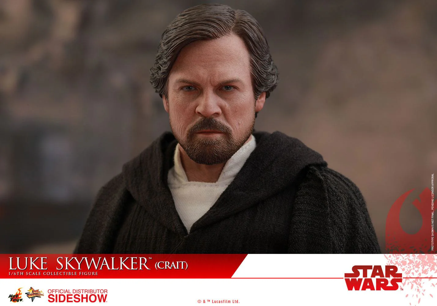 HOT TOYS - Star Wars - Episode VIII The Last Jedi - Luke Skywalker Crait - Movie Masterpiece 1:6 Action Doll MMS507 - Image 10