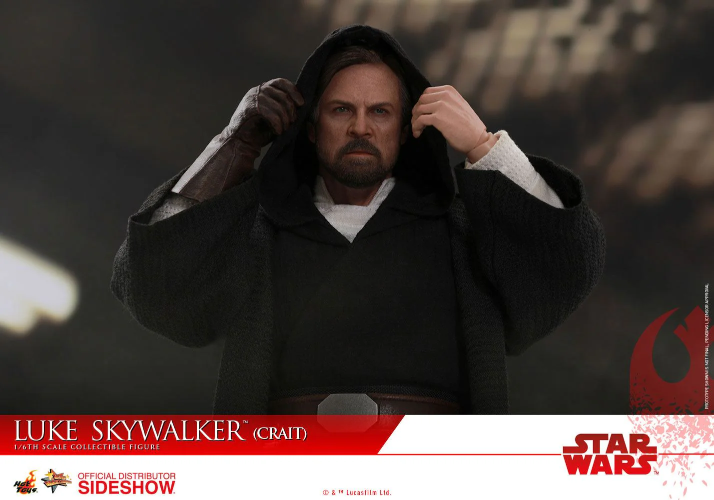 HOT TOYS - Star Wars - Episode VIII The Last Jedi - Luke Skywalker Crait - Movie Masterpiece 1:6 Action Doll MMS507 - Image 8