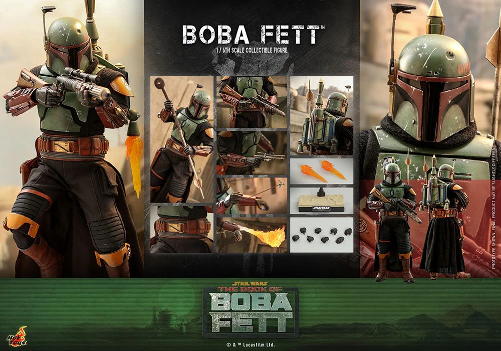 HOT TOYS - Star Wars The Book of Boba Fett 1:6 Action Doll Boba Fett  TMS078 - Image 10