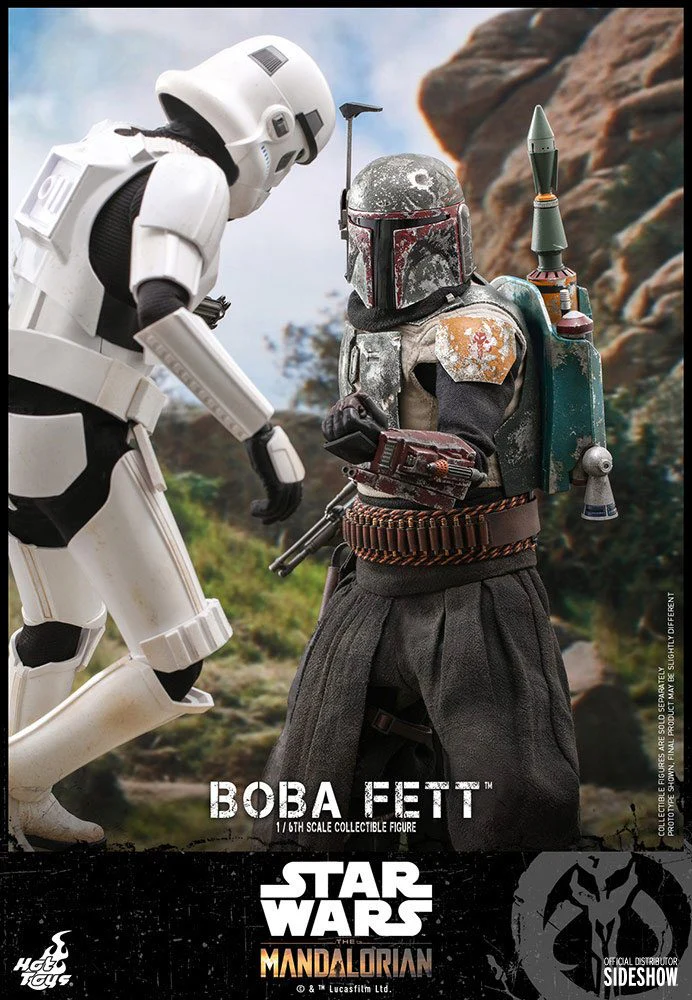 OFFERTA HOT TOYS - Star Wars The Mandalorian 1:6 Action Doll Boba Fett TMS033 - Image 5