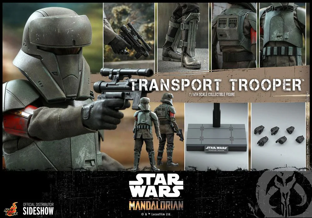 HOT TOYS - Star Wars The Mandalorian 1:6 Action Doll Transport Trooper TMS030 - Image 5