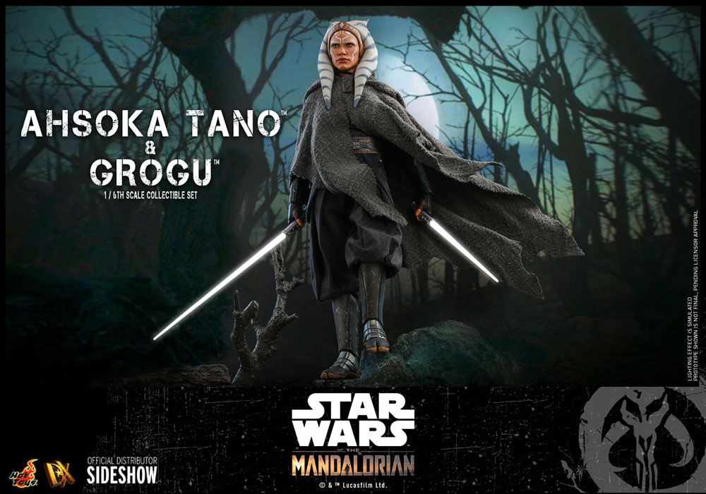 HOT TOYS - Star Wars The Mandalorian 1:6 Action Doll 2 Pack Ahsoka Tano & Grogu  DX21 - Image 17