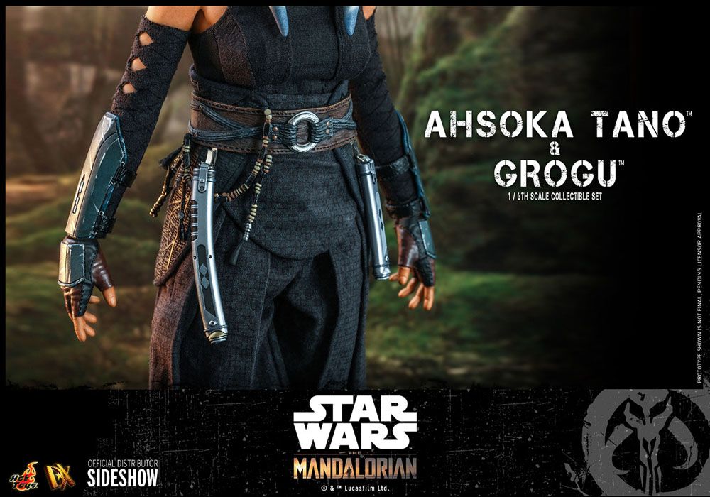 HOT TOYS - Star Wars The Mandalorian 1:6 Action Doll 2 Pack Ahsoka Tano & Grogu  DX21 - Image 20