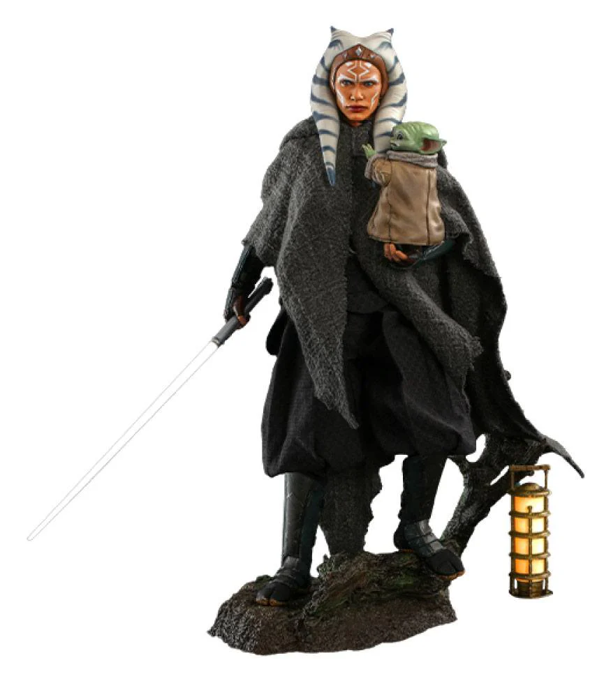 HOT TOYS - Star Wars The Mandalorian 1:6 Action Doll 2 Pack Ahsoka Tano & Grogu  DX21 - Image 4