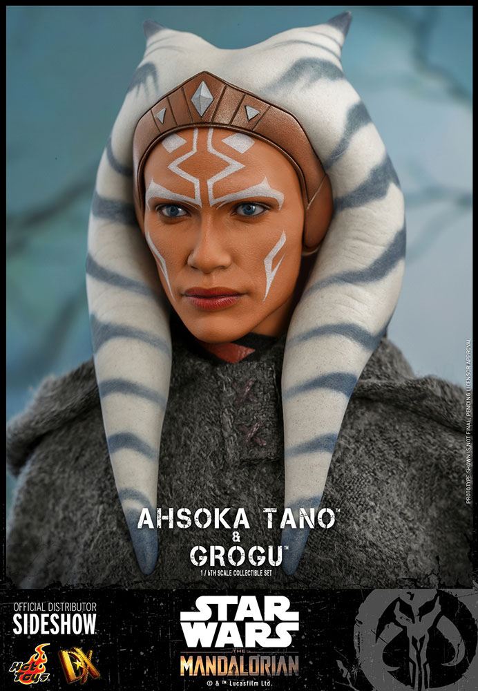 HOT TOYS - Star Wars The Mandalorian 1:6 Action Doll 2 Pack Ahsoka Tano & Grogu  DX21 - Image 9