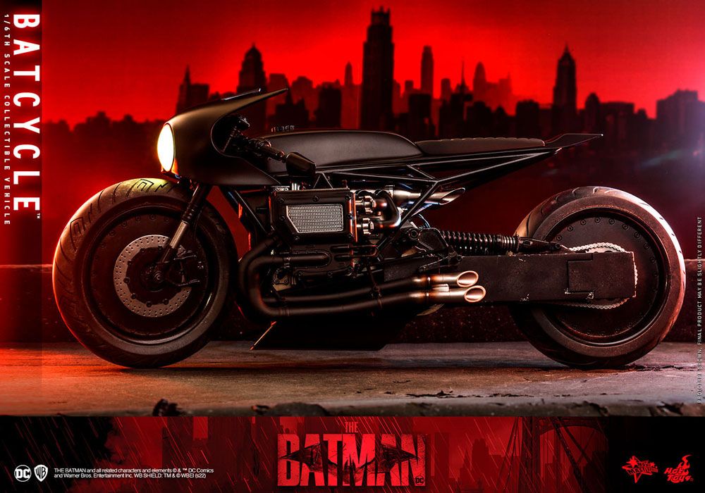 OFFERTA HOT TOYS - Dc Comics - The Batman Movie Masterpiece 1:6 Action Doll Batcycle MMS642 - Image 11