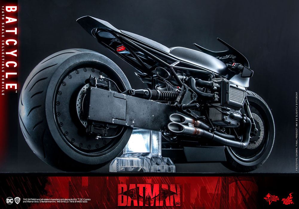OFFERTA HOT TOYS - Dc Comics - The Batman Movie Masterpiece 1:6 Action Doll Batcycle MMS642 - Image 12