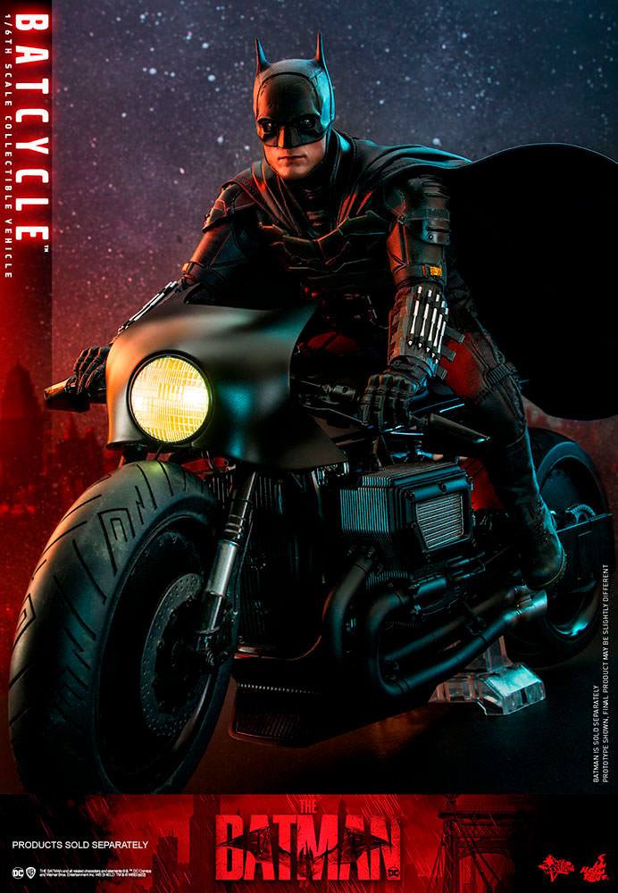 OFFERTA HOT TOYS - Dc Comics - The Batman Movie Masterpiece 1:6 Action Doll Batcycle MMS642 - Image 13