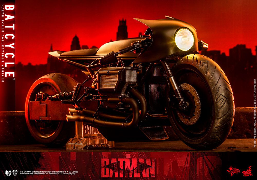 OFFERTA HOT TOYS - Dc Comics - The Batman Movie Masterpiece 1:6 Action Doll Batcycle MMS642 - Image 15