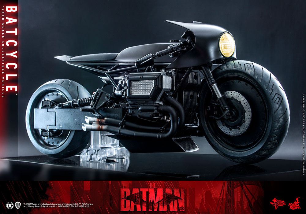 OFFERTA HOT TOYS - Dc Comics - The Batman Movie Masterpiece 1:6 Action Doll Batcycle MMS642 - Image 17